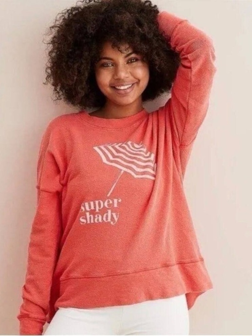 Aerie Super Shady Terrycloth Crewneck XS